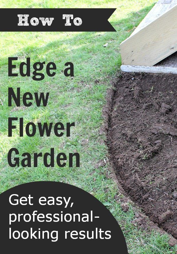 Create amazingly beautiful flower beds in your yard this spring with one easy ti...