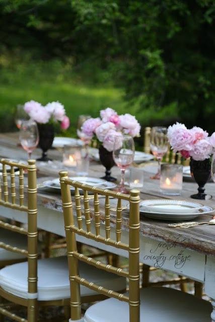 French Country Fridays- 3 tips for hosting an outdoor event