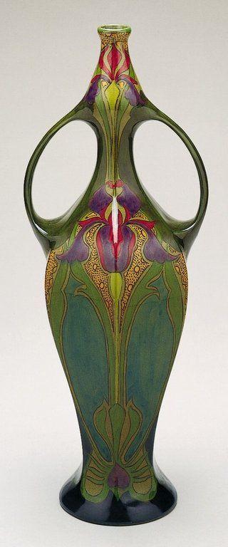 Gouda style vase, Antonius Hendricus Limburg Zuid-Holland