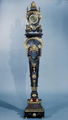 Clock with Pedestal (Pendule sur gaine), ca. 1690 Movement by Jacques III Thuret...