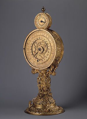 Monstrance Clock or Mirror Clock, ca. 1570 Made in Nuremberg, Germany Case of gi...