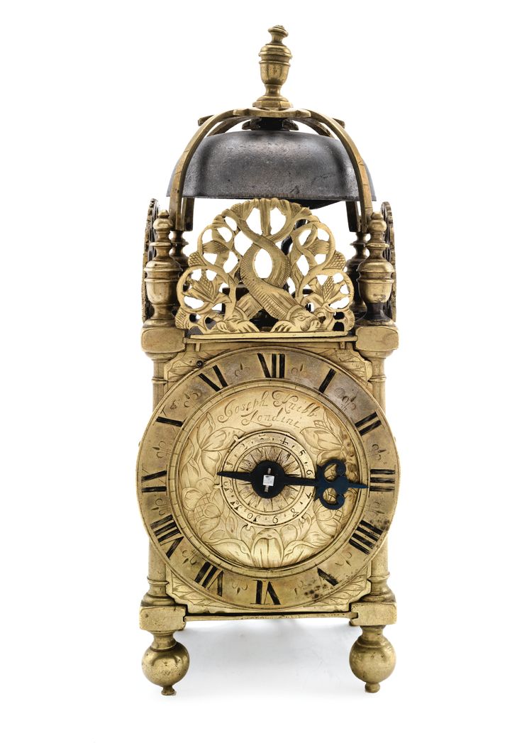 Joseph Knibb. A rare and early miniature lantern timepiece with alarm, London, c...