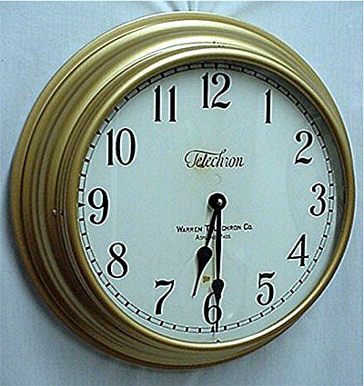 Telechron Stepback Gallery Clock  $345