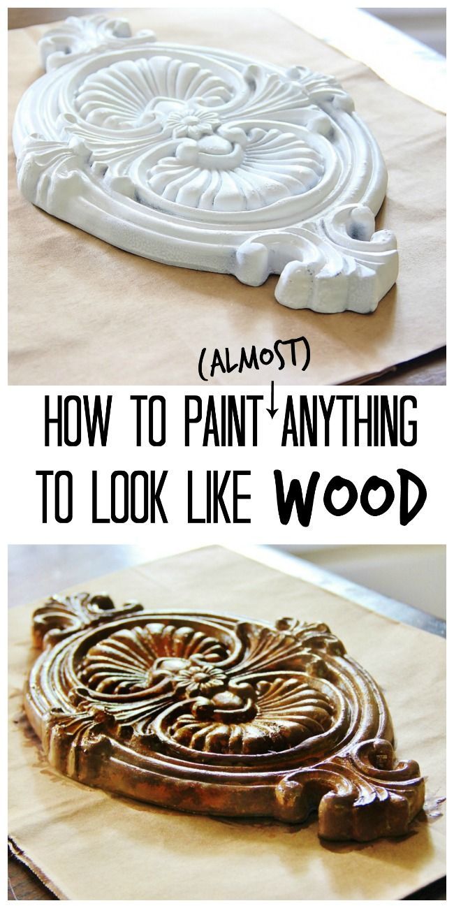 How To Paint Anything to Look Like Wood
