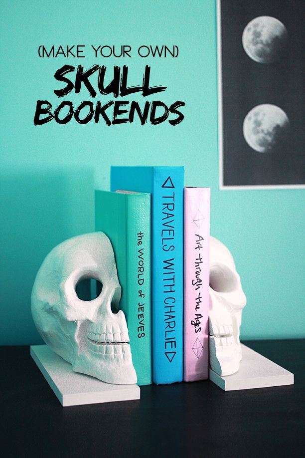 Skull Bookends DIY