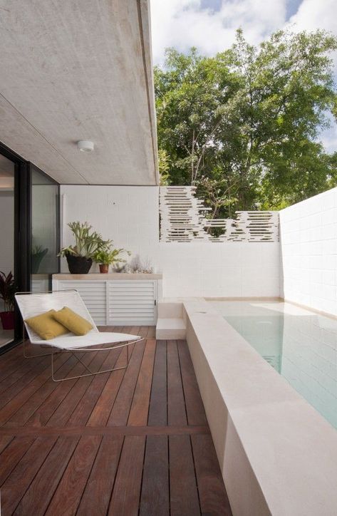 House Palma Chit / JC Arquitectura #modernpoolarea