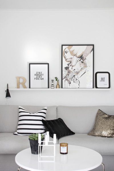 Living in Black and White ... home decor ideas for adding some stylish B into th...