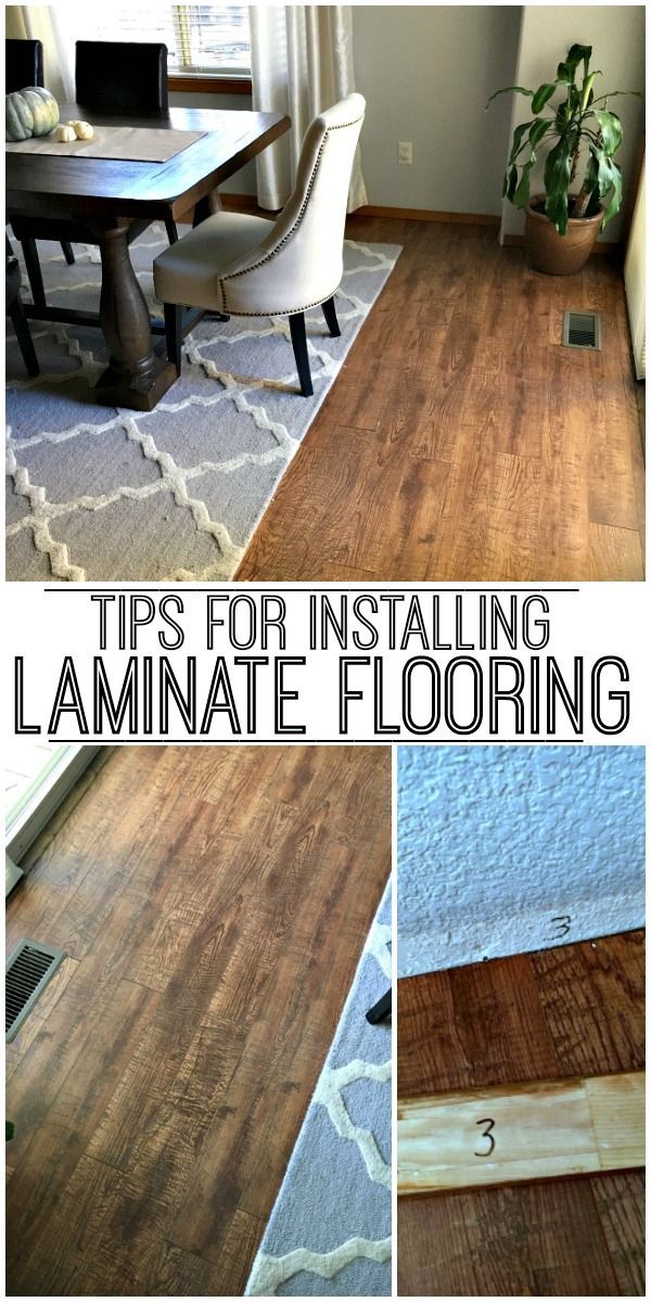 These three tips for installing laminate flooring with save you lots of time and...