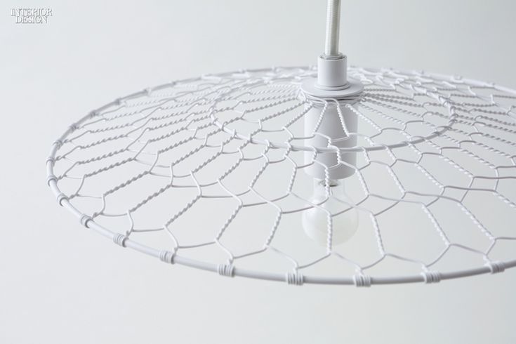 Editors' Picks: 90 Amazing Light Fixtures | Basket lamp in powdercoated wire by ...
