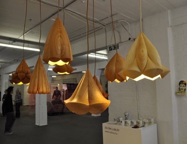 Flower Lamps by Laszlo Tompa
