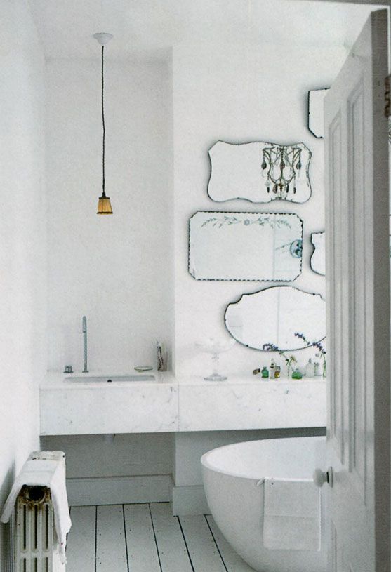 mirrors. bathroom. vintage.