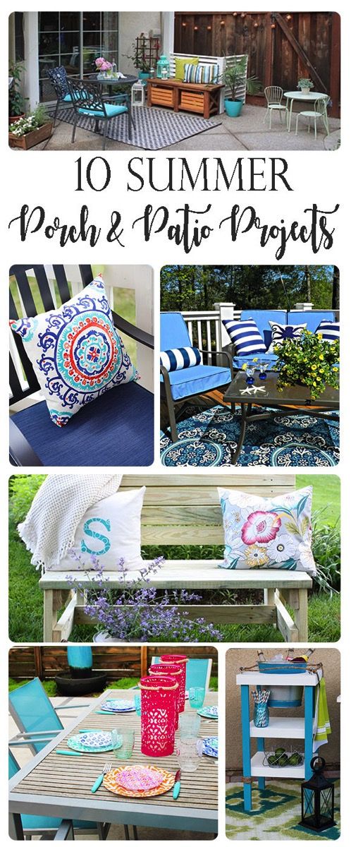 10 Porch and Patio Projects Perfect for Summer. From full backyard makeovers to ...
