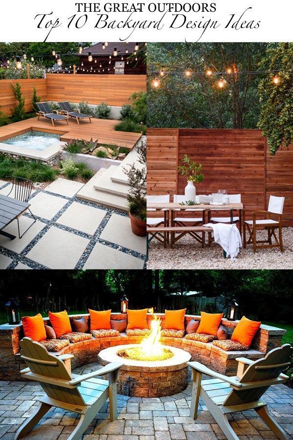 The Great Outdoors: Sharing Top 10 Backyard Design Ideas - outdoor decor - decks...