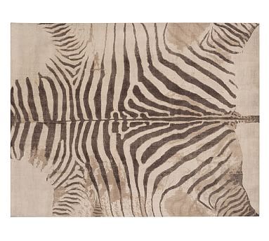 Zebra Printed Rug