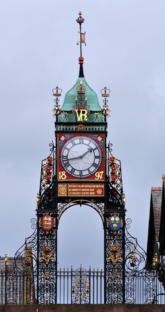 Queen Victoria Clock in Chester, England