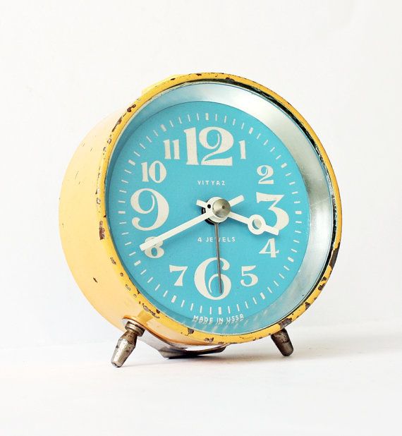 Vintage mechanical alarm clock sold by ClockworkUniverse shop