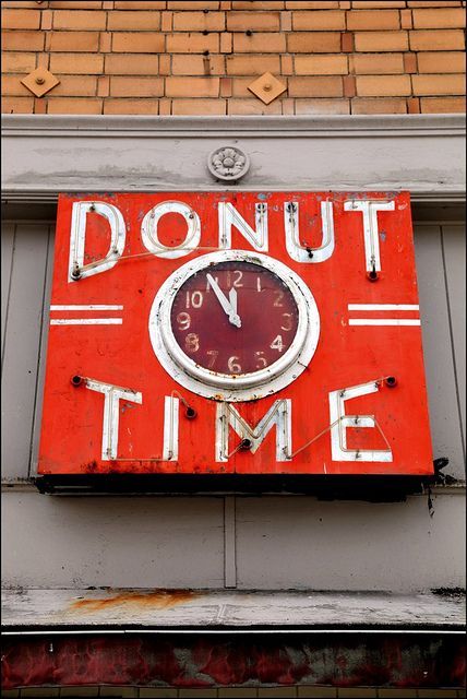 antique signs | Vintage signs / neat clock inside an old sign idea / inspiration...
