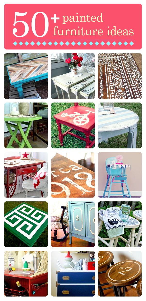 50+ painted furniture ideas for a DIY facelift. Click to see the rest of the pro...