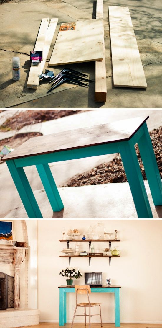DIY: vintage desk/table