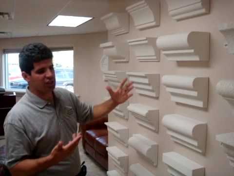 Install foam crown moldings on a wall surface only by Creative Crown. - YouTube