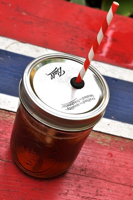 Little Bit Funky: How to turn a mason jar into a spillproof cup with straw (for ...