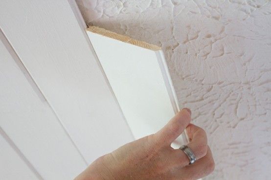 Popcorn Ceiling To Plank Ceiling | The Lettered Cottage.  For a pack of six, 8&#...