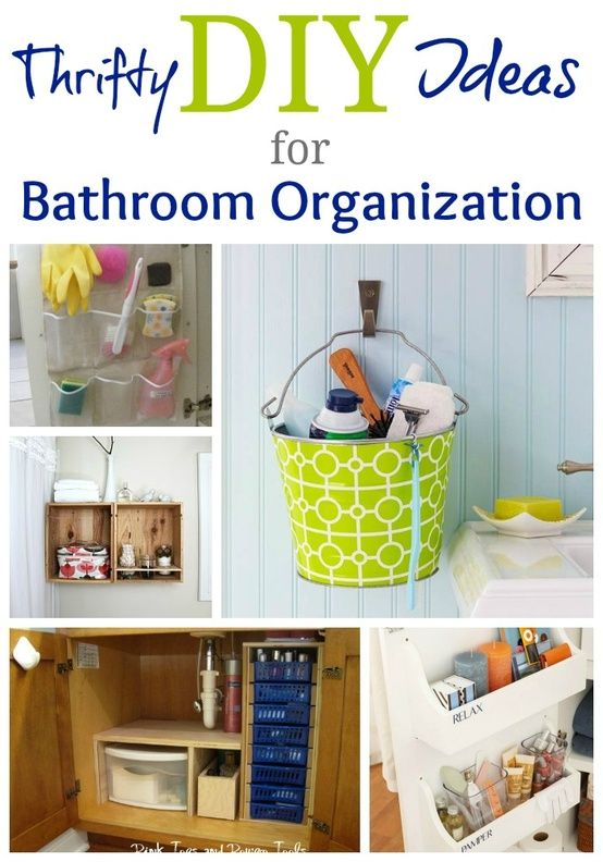 Thrifty Bathroom Organization Ideas
