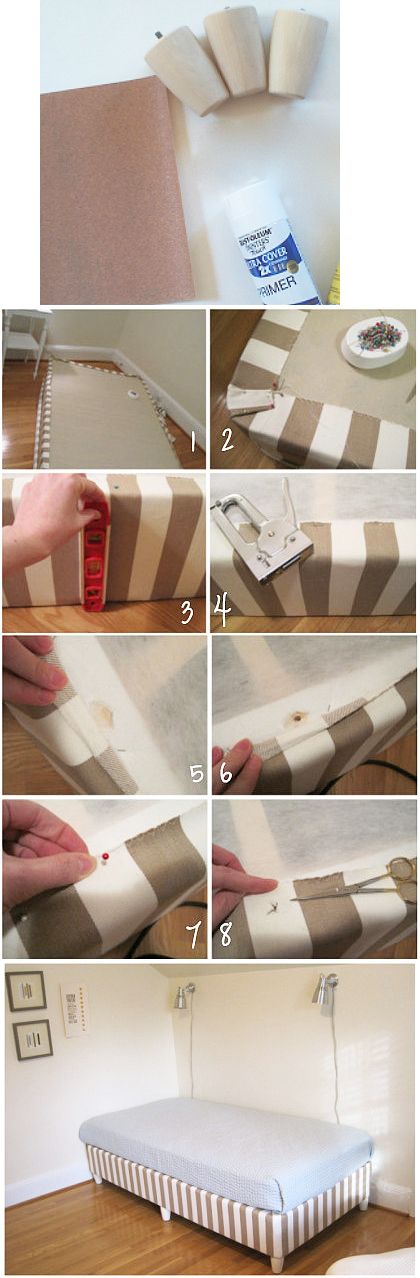 Upholstered Box Springs | 27 Ways To Rethink Your Bed