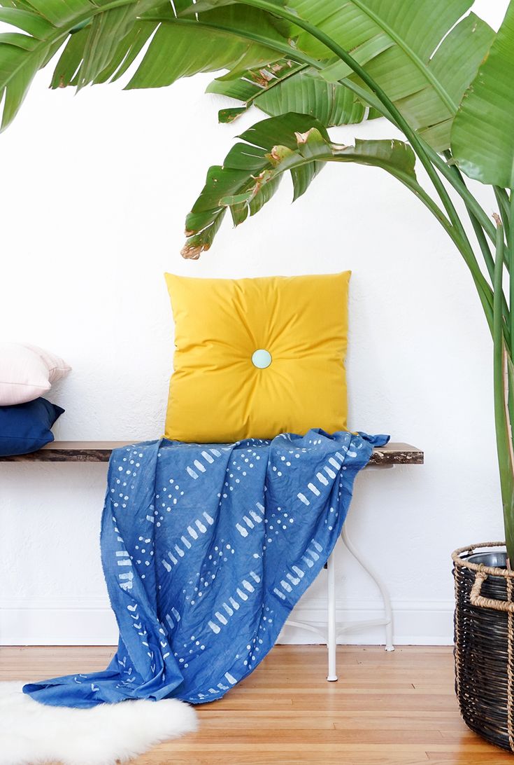Colorful DIY Tufted Pillows