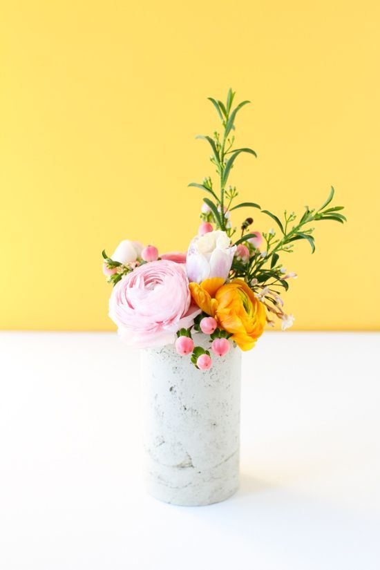 DIY // Easy Concrete Vase