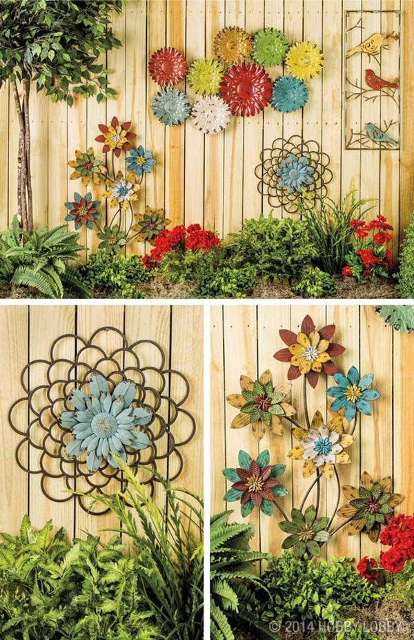 Truly Easy and Low-budget DIY Garden Art Flowers
