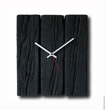 Burnt wood clock / Часы для дома ручной работы. Ярма...
