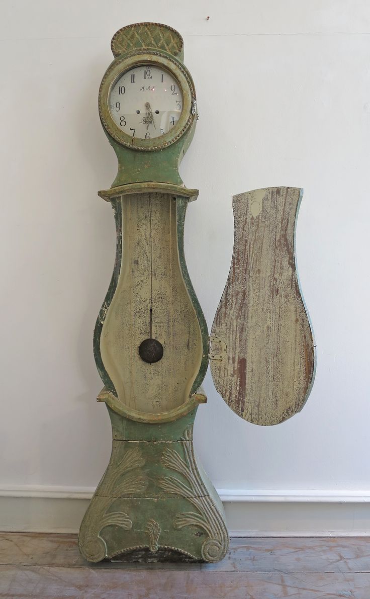 18th c Swedish 'Mora' longcase Clock