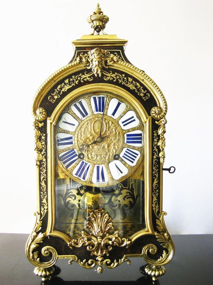ANTIQUE FRENCH BOULLE CLOCK 18TH CENTURY