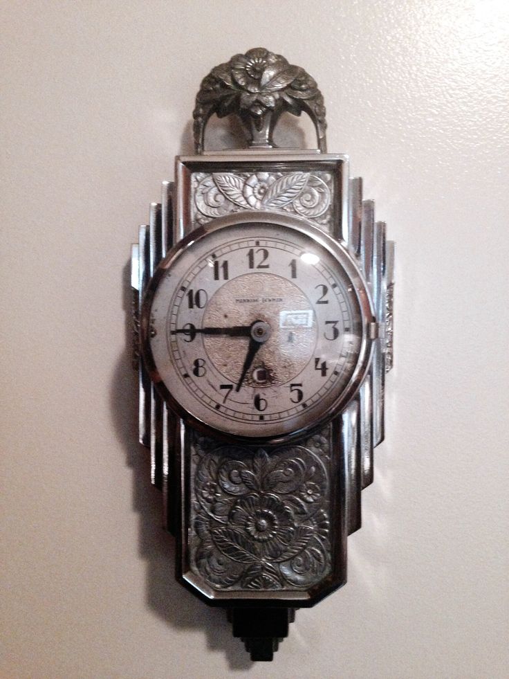 Clocks - Decor : Art Deco Manning Bowman wall clock - Decor Object