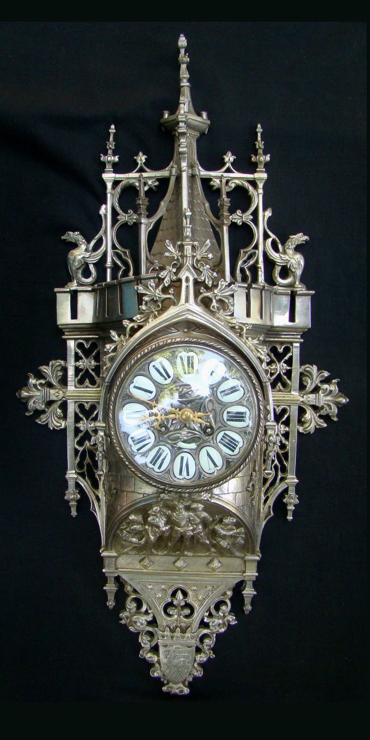 Cartel Antique Clocks Cartel Clocks Antiques Gothic French Gothic ...