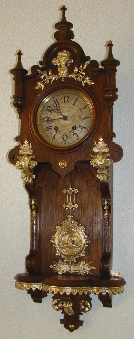 Exceptional and Unique Balcony Lenzkirch Clock