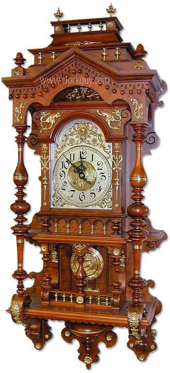 Gustav Becker Open-Well Clock (easily mistaken as Lenzkirch) ~ Antique Clocks…