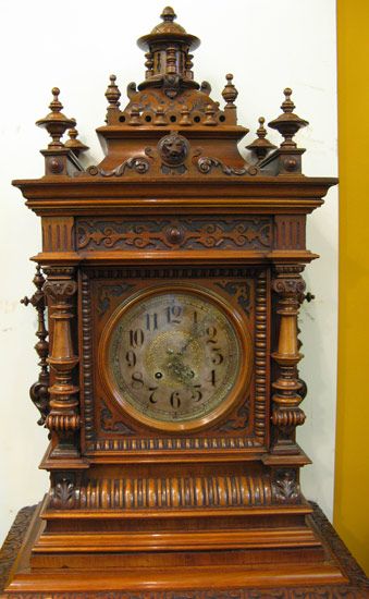 Symphonion antique musical hall clock - LENZKIRCH clock