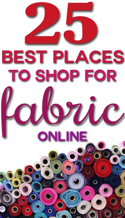 Awesome list of the 25 BEST places to shop for home decor fabric online, plus ti...
