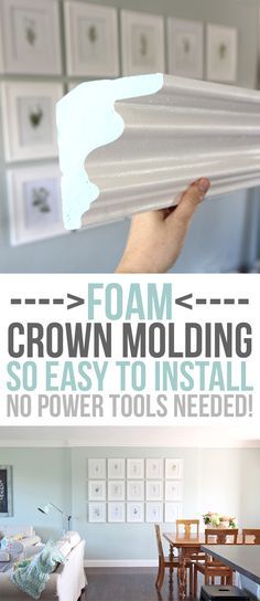 Foam Crown Molding Installation and Product Review