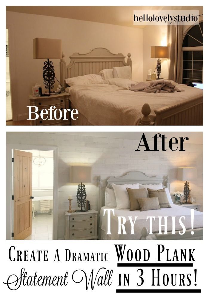 Learn how to add an accent wall with wood in just 3 hours. We needed a solution ...
