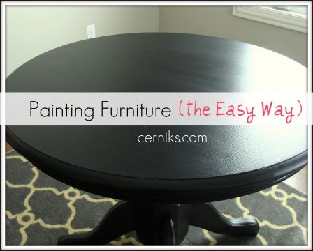 good tips for painting furniture