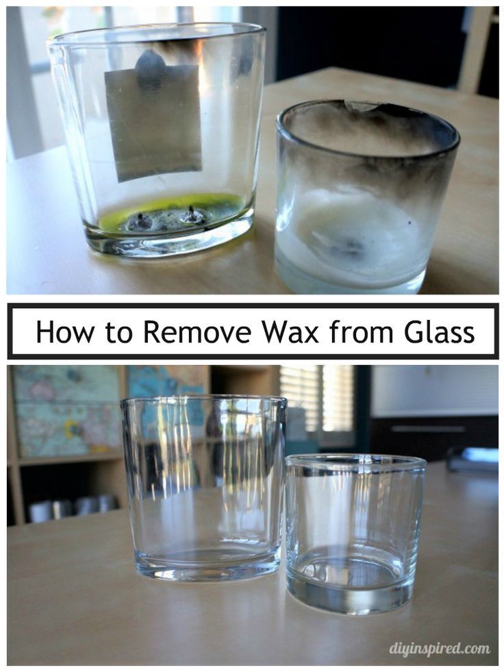 How to Remove Wax from Glass