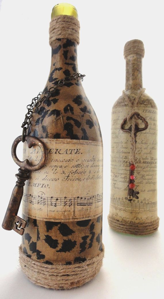 Vintage Wine Bottle Craft