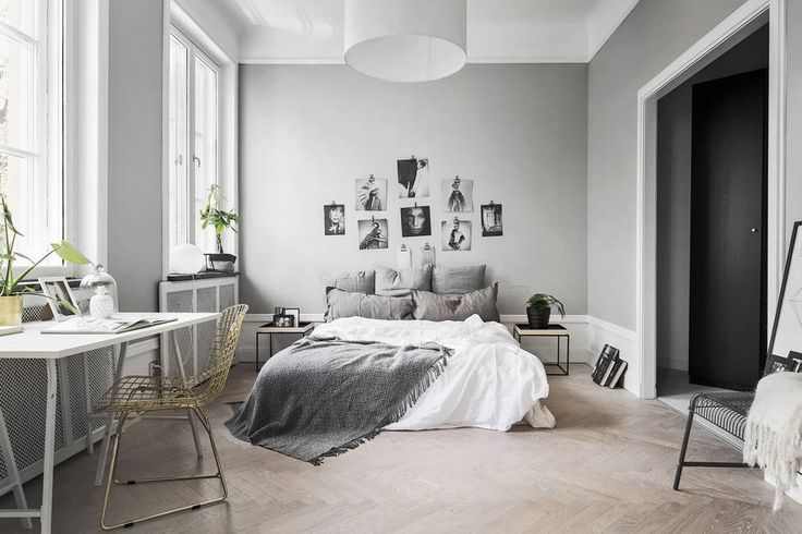 Grey bedroom