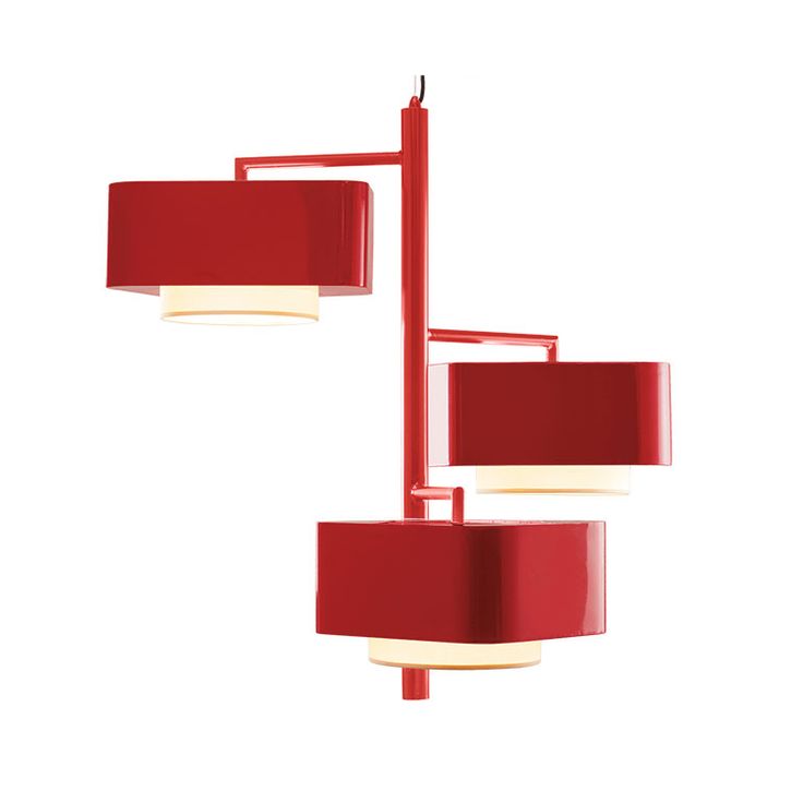 Carousel suspension fixture in lacquered iron by Utu Soulful Lighting.