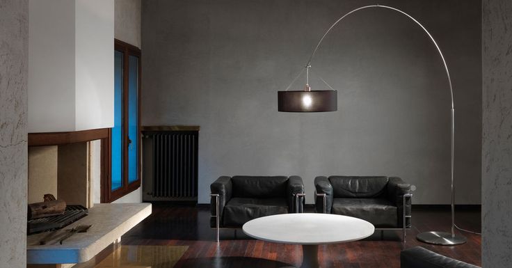 #DailyProductPick Steel Arc F2400 by AndCosta suspends a 3D fabric lampshade fro...