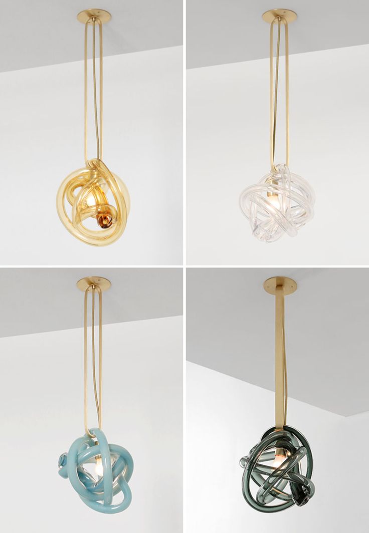 The Wrap Lighting Collection Uses Glass Tubes To Create A Sculptural Appearance