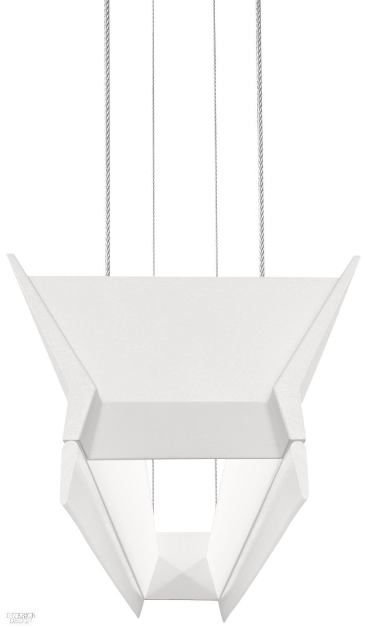 Obscura LED-lit linear suspension luminaire with aluminum housing and acrylic di...